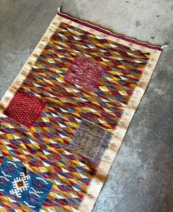 Kilim 100% Wool Artisan Moroccan Runner