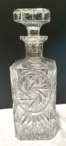 Three Vintage Elegant Decanters