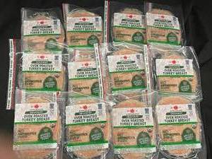 lot 12 image: C - Lot of 12 Applegate Organics Oven Roasted Turkey Breast - 6 oz Packages