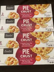 lot 16 image: H - Essential Everyday Pie Crusts - 2 Count (4 Packs)
