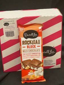 lot 72 image: Darrell Lea Rocklea Road Block Milk Chocolate - 12 Pack