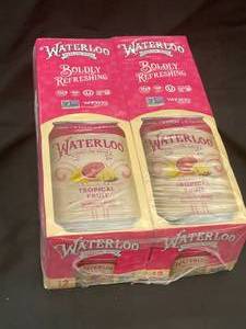 lot 34 image: Waterloo Sparkling Water Tropical Fruit - 24 Cans