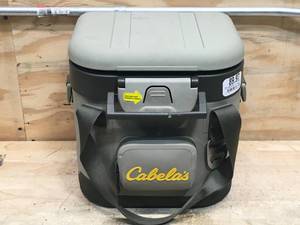 lot 35 image: Cabelas Coldsnap 9 Can Latch Cooler (Latch Works But Is Cracked)