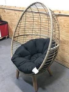 lot 36 image: Outdoor Egg Chair (Retail $250)