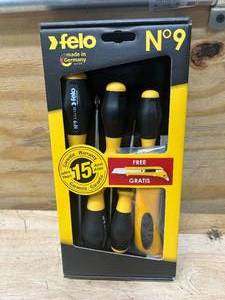 lot 75 image: FELO Screw Driver Set with Utility Knife