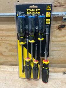 lot 76 image: STANLEY FATMAX 6pc Screwdriver Set (0528248)