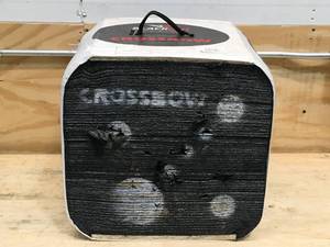 lot 140 image: Used Blackout 4 Sided Archery Target