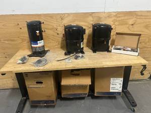 lot 141 image: COPELAND Lot of 3- Compressors (please see description for details)