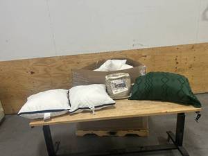 lot 145 image: Gaylord Full of Various Pillows, Blankets etc...