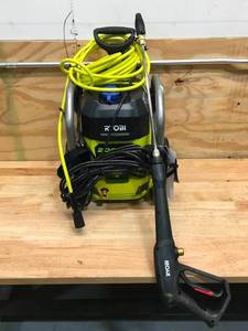 lot 3A image: RYOBI 2000 PSI 1.2 GPM Cold Water Corded Electric Pressure Washer Model # RY142022 (Display Model) (Retail $199)