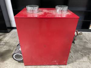 lot 1 image: HotBlast Solid Fuel Burning Furnace Model 1537G