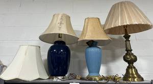 lot 52 image: Assorted Table Lamps
