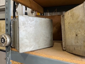 lot 10 image: 3 metal Boxes