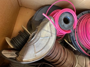 lot 46 image: box of electrical wire