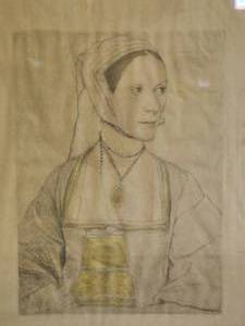 lot 52 image: Holbein Studen Cecily More Heron Portrait Lithograph