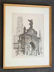 lot 54 image: Jam Kanty Gumowski Print  Jasna Gora