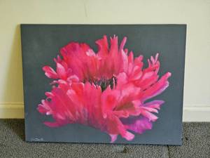 lot 140 image: Magnolia Original Oil Signed GW Smith