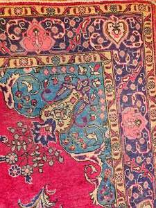 lot 18 image: Tabriz Persian Wool Area Rug  78 x 112