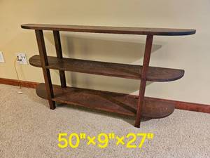 lot 115 image: Primitive Low Bookcase