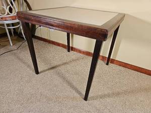 lot 143 image: Vintage Folding Card Table