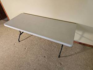 lot 145 image: Six Foot Utility Table
