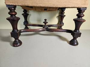 lot 128 image: 19th Century Walnut Ottoman, as