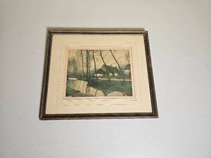 lot 131 image: Henry Farrer Lithograph  Gand House