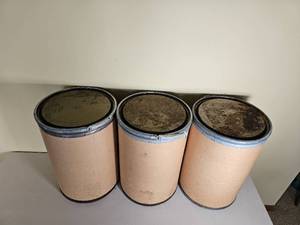 lot 150 image: Carboard Storage Barrel (Three)