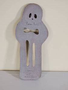 lot 282 image: SIGNED Reverent Fine Art Ceramic Sculpture - Barbara Bull - Saint Faicre Patron Saint of Gardeners