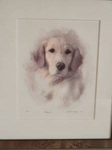 lot 281 image: SIGNED Adorable Fine Art Print - J. Maethner - Sally