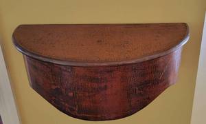 lot 173 image: Wide Banded Wall Shelf