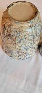 lot 203 image: Spongeware Mixing Bowls and Pitcher Collection, as