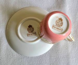 lot 193 image: Royal Worcester Demitasse Cup and Saucer Set