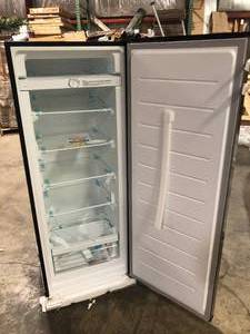 Vissani 7 cu. ft. Convertible Upright FreezerRefrigerator in Stainless Steel Garage Ready Customer Returns See Pictures