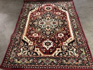 Bazaar Lenox Red 5 ft. 3 in. x 7 ft. 3 in. Area Rug Customer Returns See Pictures