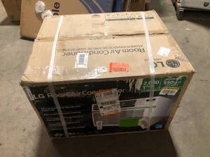 LG 12,000 BTU 230-Volt Window Air Conditioner LW1216HR with Cool, Heat and Remote in White   Customer Returns See Pictures