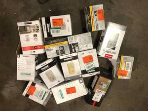 Lot of Assorted Door Digital Locks and Handles Various Models and Conditions  Customer Returns See Pictures