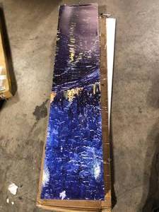 Oriental Furniture 6 ft. Printed 4-Panel Room Divider  Customer Returns See Pictures