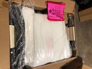 HAMPTON BAY LAKELINE PATIO CHAIRS IN BOX - BARE 2 -PK  Customer Returns See Pictures