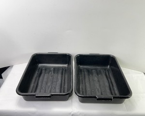 lot 32 image: Black Utility Tubs