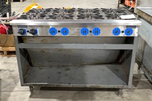 lot 26 image: 8 Burner Commercial Stove