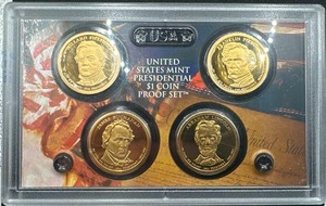 lot 15 image: 2010 Proof President Coin Set