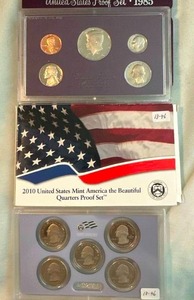 lot 37 image: 1985 & 2010 ATB Proof Sets