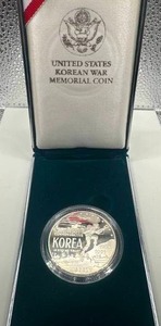 lot 79 image: 1991-S Silver Korean War Coin