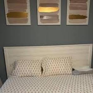 lot 32 image: Flannel Sheet Set - Threshold-Woodblock Flowers-Full