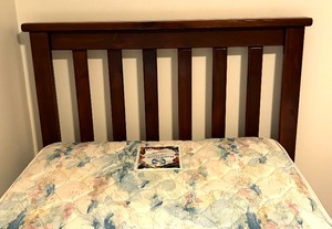 lot 64 image: Wooden Twin Bed Frame #2