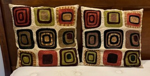 lot 77 image: Three Accent Pillows
