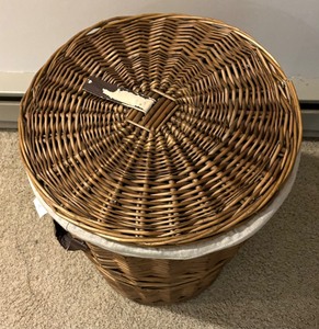 lot 78 image: Pier 1 Imports Lined Basket