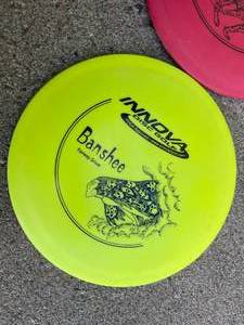 lot 143 image: Three Innova Disc Golf Discs Including Fairway and Distance