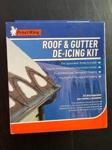 lot 147 image: Frost King Sixty Foot Roof and Gutter De-Icing Kit Model RC60